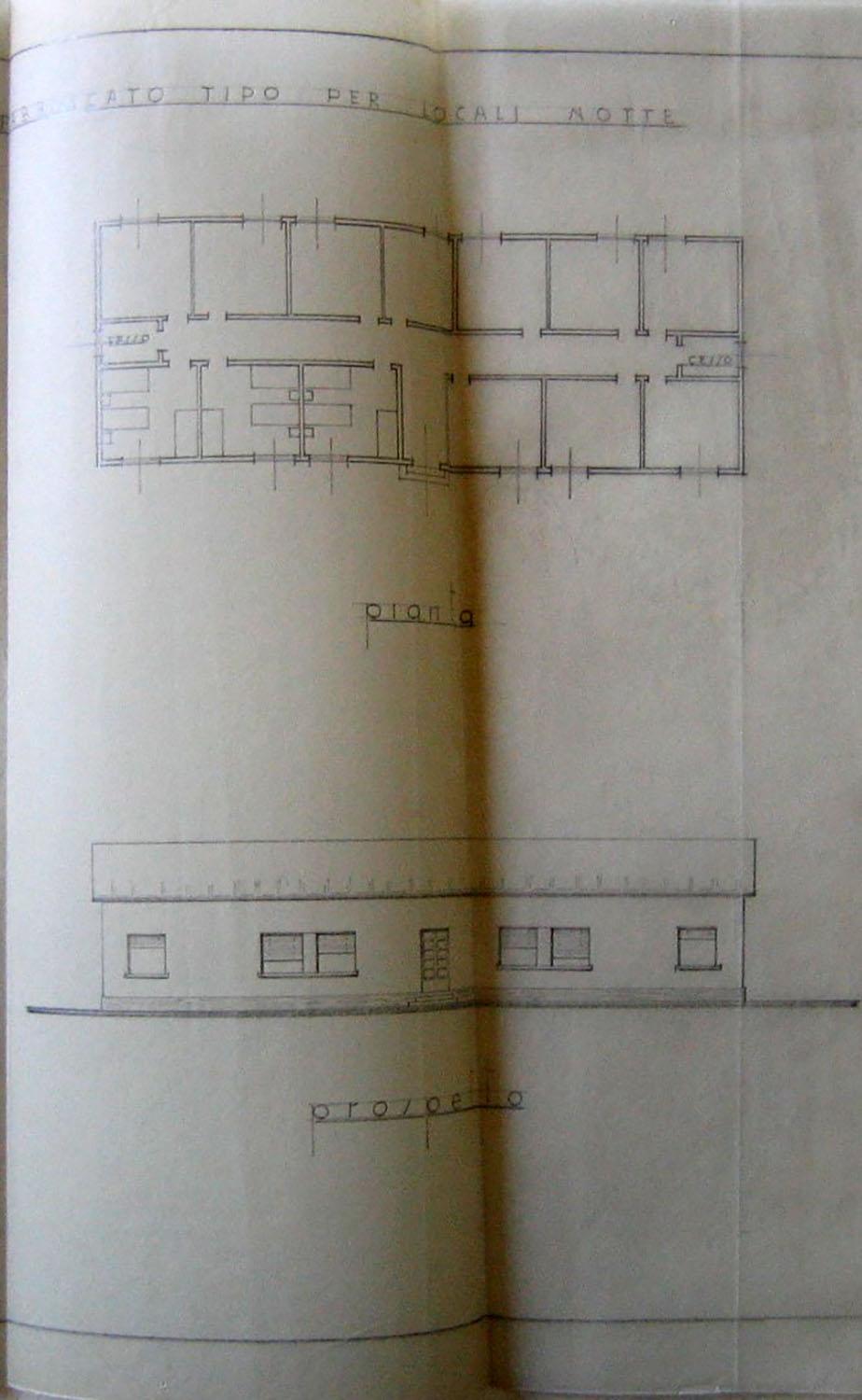 Fig. 1 – Taverna di Montecolombo, dormitorio [ACS, MI, DGSG, AG, b. 111, f. 370, sf. 370-33 Forlì].